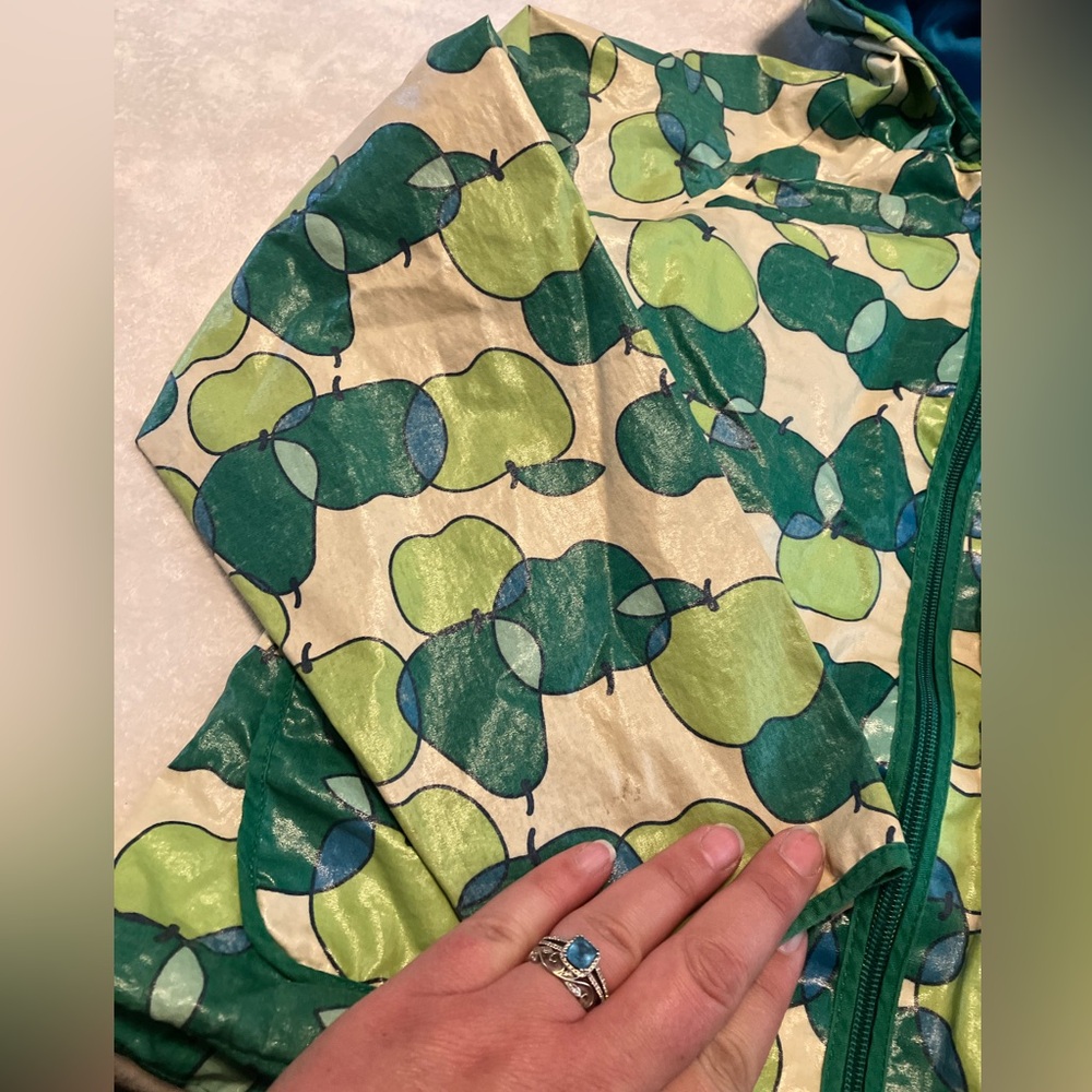 *last chance* Green Apple Patterned Rain Jacket - Picture 2 of 5
